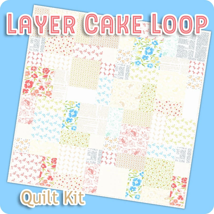 Layer Cake Loop Quilt KitFeaturing Linen Cupboard By Fig Tree Quilts 10 Layer Cake Loop Quilt KitFeaturing Linen Cupboard By Fig Tree Quilts - Image 8