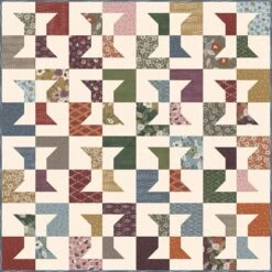 Layer Cake Spools Quilt KitFeaturing Slow Stroll By Fancy That Design House -Quilt Muse Shop layercakespools top