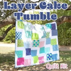 Layer Cake Tumble Quilt KitFeaturing Picnic Pop By Me & My Sister Designs