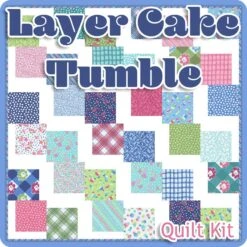 Layer Cake Tumble Quilt KitFeaturing Picnic Pop By Me & My Sister Designs -Quilt Muse Shop lctumble top cs