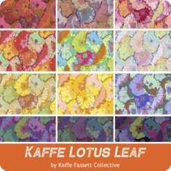 Lotus Leaf Fat Quarter BundleKaffe Fassett For Free Spirit Fabrics -Quilt Muse Shop lotusleaf fqb cs