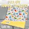 Lullaby Animal Crackers Quilt KitFeaturing Cuddle Fabric By Shannon Fabrics -Quilt Muse Shop lullabyanimalcrackers qk main
