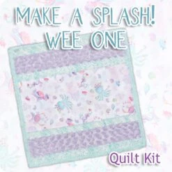Make A Splash! Wee One Quilt KitFeaturing Cuddle Fabric By Shannon Fabrics -Quilt Muse Shop makeasplash top cs