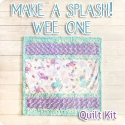Make A Splash! Wee One Quilt KitFeaturing Cuddle Fabric By Shannon Fabrics