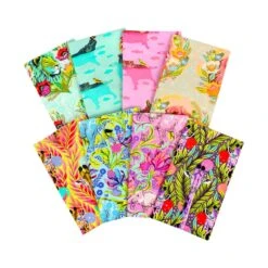 Megafauna Everglow Half Yard BundleTula Pink For Free Spirit Fabrics