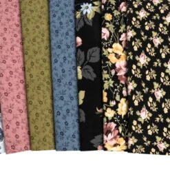 Midnight Garden 5" StackerGerri Robinson For Riley Blake Designs -Quilt Muse Shop midnight garden cu5 1 3