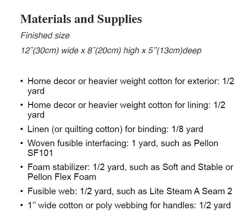 Divided Fabric Basket Downloadable PDF Sewing PatternMinki Kim 5 Divided Fabric Basket Downloadable PDF Sewing PatternMinki Kim - Image 3