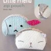 Little Friend Zip Pouch Downloadable PDF Sewing PatternMinki Kim -Quilt Muse Shop mk littlefriendzippouch front
