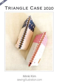 Triangle Case 2020 Downloadable PDF Sewing PatternMinki Kim