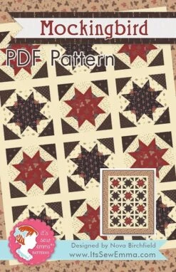 Mockingbird Downloadable PDF Quilt PatternIt's Sew Emma