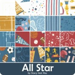All Star 5" Dessert RollStacy Iest Hsu For Moda Fabrics -Quilt Muse Shop moda allstar precut cs 4