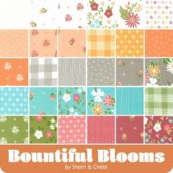 Bountiful Blooms Charm PackSherri & Chelsi For Moda Fabrics -Quilt Muse Shop moda bountifulblooms ydg cs 15