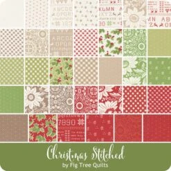 Christmas Stitched Honey BunFig Tree Quilts For Moda Fabrics -Quilt Muse Shop moda christmasstitched precut 900 1