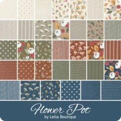 Flower Pot Layer CakeLella Boutique For Moda Fabrics -Quilt Muse Shop moda flower pot ydg 900 1
