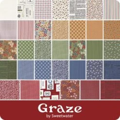 Graze Fat Eighth BundleSweetwater For Moda Fabrics -Quilt Muse Shop moda graze ydg cs