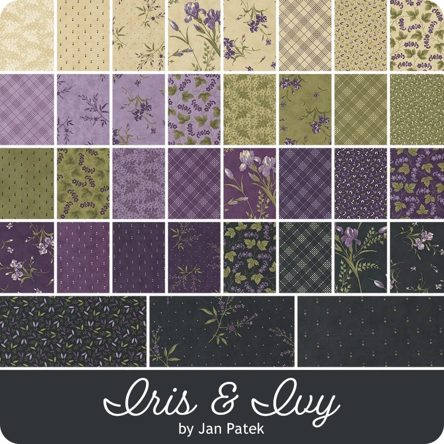 Iris & Ivy Fat Eighth BundleJan Patek For Moda Fabrics 11 Iris & Ivy Fat Eighth BundleJan Patek For Moda Fabrics - Image 9