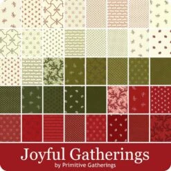 Joyful Gatherings Charm PackPrimitive Gatherings For Moda Fabrics -Quilt Muse Shop moda joyfulgatherings ydg 900 2 6