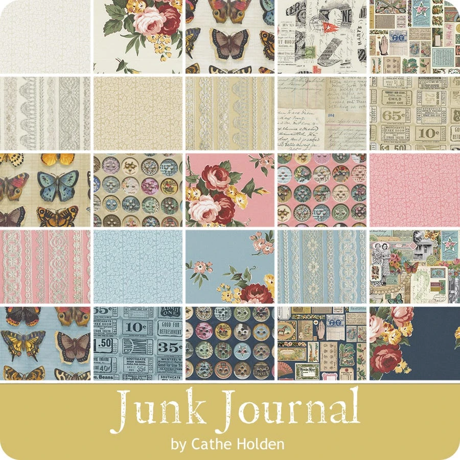 Junk Journal Layer CakeCathe Holden For Moda Fabrics 9 Junk Journal Layer CakeCathe Holden For Moda Fabrics - Image 7