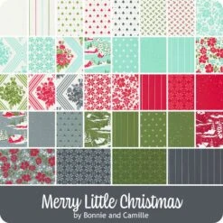 Merry Little Christmas Fat Eighth BundleBonnie & Camille For Moda Fabrics -Quilt Muse Shop moda merrylittlechristmas ydg 900