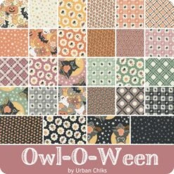 Owl-O-Ween Jelly RollUrban Chiks For Moda Fabrics -Quilt Muse Shop moda owl o ween withoutpanel cs