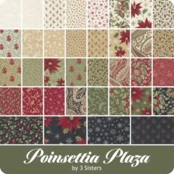 Poinsettia Plaza Jolly Bar3 Sisters For Moda Fabrics 25 Poinsettia Plaza Jolly Bar3 Sisters For Moda Fabrics -Quilt Muse Shop moda poinsettiaplaza ydg 900 1