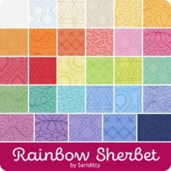 Rainbow Sherbet Fat Eighth BundleSariditty For Moda Fabrics 17 Rainbow Sherbet Fat Eighth BundleSariditty For Moda Fabrics -Quilt Muse Shop moda rainbowsherbet ydg cs 1 1