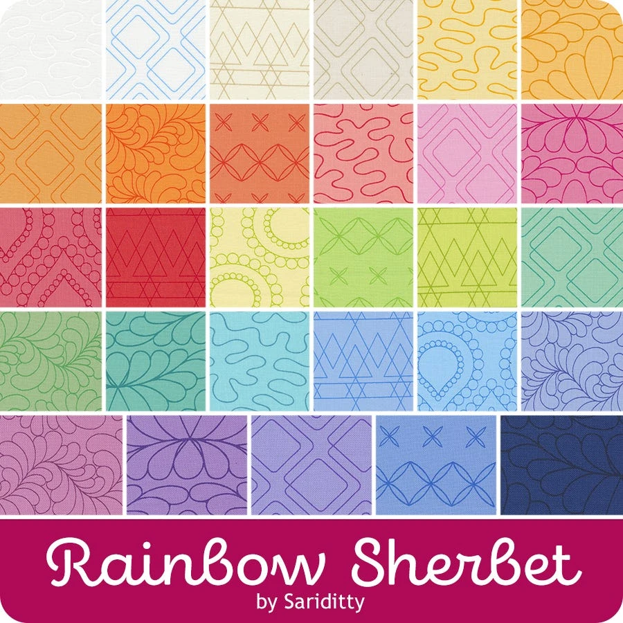 Rainbow Sherbet Fat Eighth BundleSariditty For Moda Fabrics 10 Rainbow Sherbet Fat Eighth BundleSariditty For Moda Fabrics - Image 8