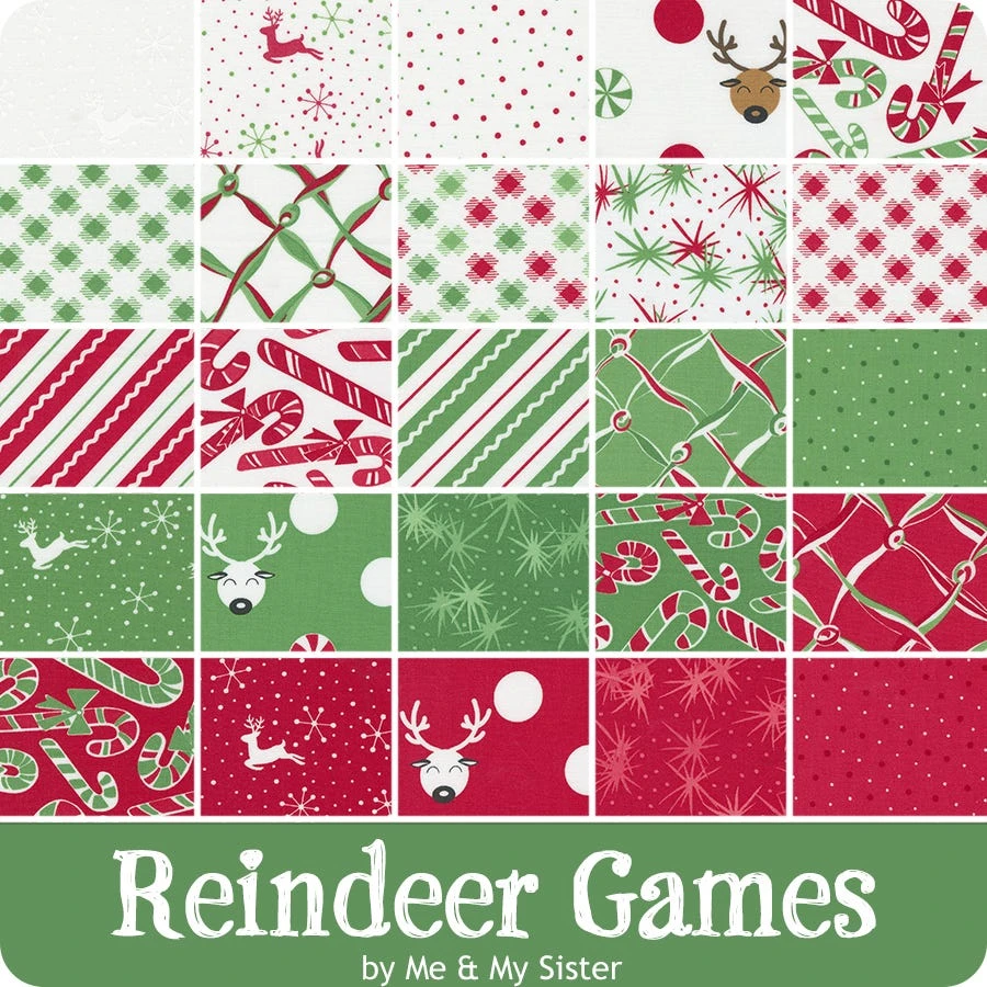 Reindeer Games Fat Eighth BundleMe & My Sister Designs For Moda Fabrics 9 Reindeer Games Fat Eighth BundleMe & My Sister Designs For Moda Fabrics - Image 7