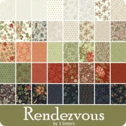 Rendezvous Layer Cake3 Sisters For Moda Fabrics 19 Rendezvous Layer Cake3 Sisters For Moda Fabrics -Quilt Muse Shop moda rendezvous ydg 900 3 9