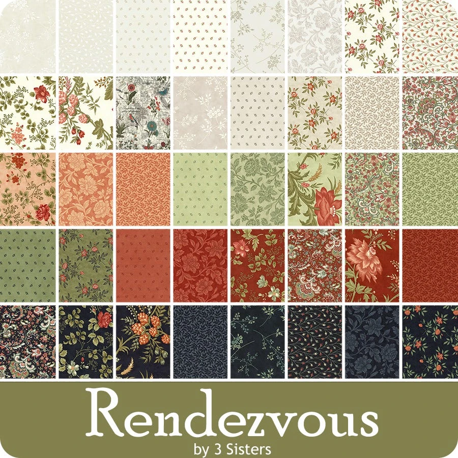 Rendezvous Layer Cake3 Sisters For Moda Fabrics 11 Rendezvous Layer Cake3 Sisters For Moda Fabrics - Image 9