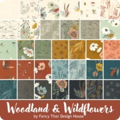 Woodland & Wildflowers Fat Eighth BundleFancy That Design House For Moda Fabrics 15 Woodland & Wildflowers Fat Eighth BundleFancy That Design House For Moda Fabrics -Quilt Muse Shop moda woodland wildflowers ydg cs 4