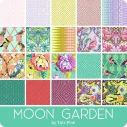 Moon Garden Fat Quarter BundleTula Pink For Free Spirit Fabrics -Quilt Muse Shop moongarden ydg cc 1 1