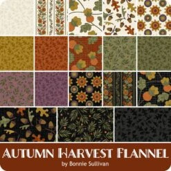 Autumn Harvest Flannel 10" SquaresBonnie Sullivan For Maywood Studio -Quilt Muse Shop mw autumnharvestflannel ydg cs 3