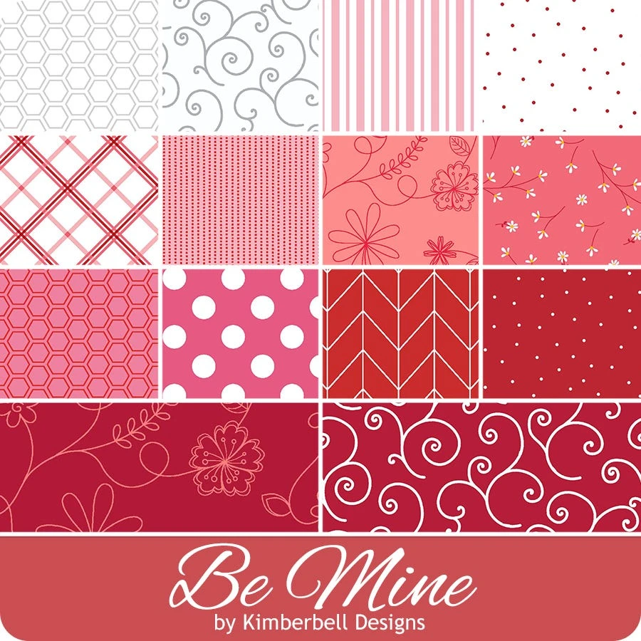 Be Mine Kimberbell Basics 2.5" StripsKimberbell Designs For Maywood Studio 3 Be Mine Kimberbell Basics 2.5" StripsKimberbell Designs For Maywood Studio