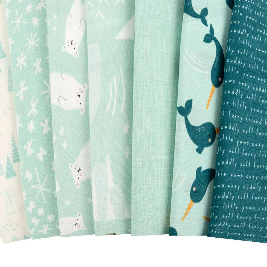 Mint Nice Ice Baby One Yard BundleDeena Rutter For Riley Blake Designs 5 Mint Nice Ice Baby One Yard BundleDeena Rutter For Riley Blake Designs - Image 3