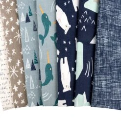 Navy Nice Ice Baby One Yard BundleDeena Rutter For Riley Blake Designs -Quilt Muse Shop nice ice baby one yard bundle navy cu1