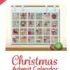 Christmas Advent Calendar Downloadable PDF Cross Stitch PatternTiny Modernist -Quilt Muse Shop p adventcalendar