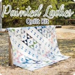 Painted Ladies Quilt KitFeaturing Dwell By Camille Roskelley