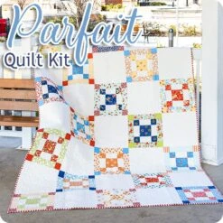 Parfait Quilt KitFeaturing Fruit Cocktail By Fig Tree Quilts