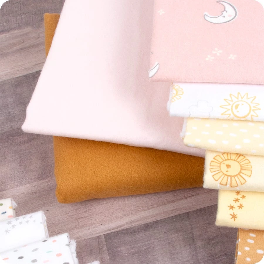 Pastel Among The Stars Quilt KitFeaturing Cozy Cotton Flannel By Robert Kaufman Fabrics 13 Pastel Among The Stars Quilt KitFeaturing Cozy Cotton Flannel By Robert Kaufman Fabrics - Image 11