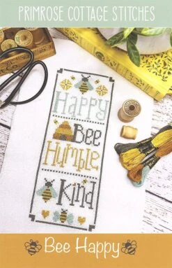 Bee Happy Cross Stitch PatternPrimrose Cottage Stitches