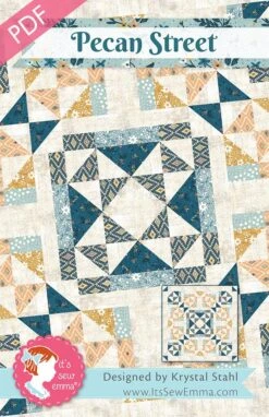 Pecan Street Downloadable PDF Quilt PatternIt's Sew Emma