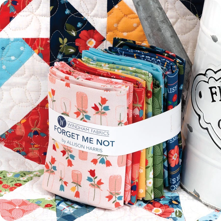Petals Forget-Me-Not Fat Eighth BundleCurated By Fat Quarter Shop 6 Petals Forget-Me-Not Fat Eighth BundleCurated By Fat Quarter Shop - Image 4