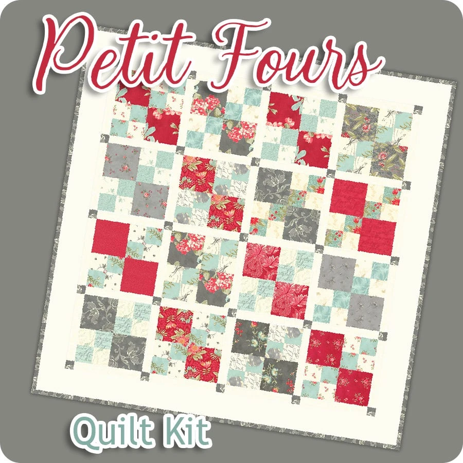 Petit Fours Quilt KitFeaturing Collection For A Cause: Etchings By Howard Marcus & 3 Sisters 3 Petit Fours Quilt KitFeaturing Collection For A Cause: Etchings By Howard Marcus & 3 Sisters