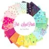 Pint-Sized Prints Fat Quarter BundleTula Pink For FreeSpirit Fabrics -Quilt Muse Shop pint sized prints cricle