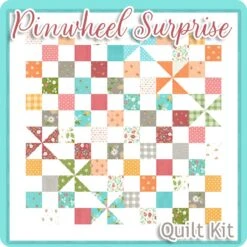 Pinwheel Surprise Quilt KitFeaturing Bountiful Blooms By Sherri & Chelsi -Quilt Muse Shop pinwheelsurprise top cs