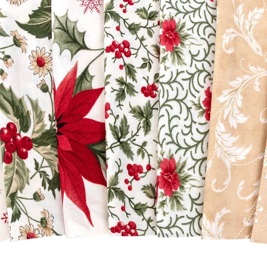 Poinsettia Plaza Jolly Bar3 Sisters For Moda Fabrics 6 Poinsettia Plaza Jolly Bar3 Sisters For Moda Fabrics - Image 4