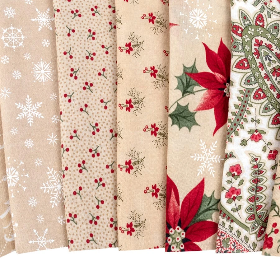 Poinsettia Plaza Jolly Bar3 Sisters For Moda Fabrics 7 Poinsettia Plaza Jolly Bar3 Sisters For Moda Fabrics - Image 5