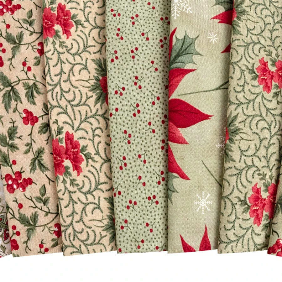 Poinsettia Plaza Jolly Bar3 Sisters For Moda Fabrics 8 Poinsettia Plaza Jolly Bar3 Sisters For Moda Fabrics - Image 6