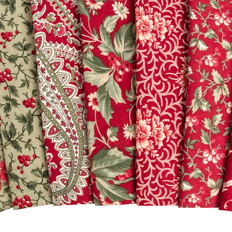 Poinsettia Plaza Jolly Bar3 Sisters For Moda Fabrics 9 Poinsettia Plaza Jolly Bar3 Sisters For Moda Fabrics - Image 7